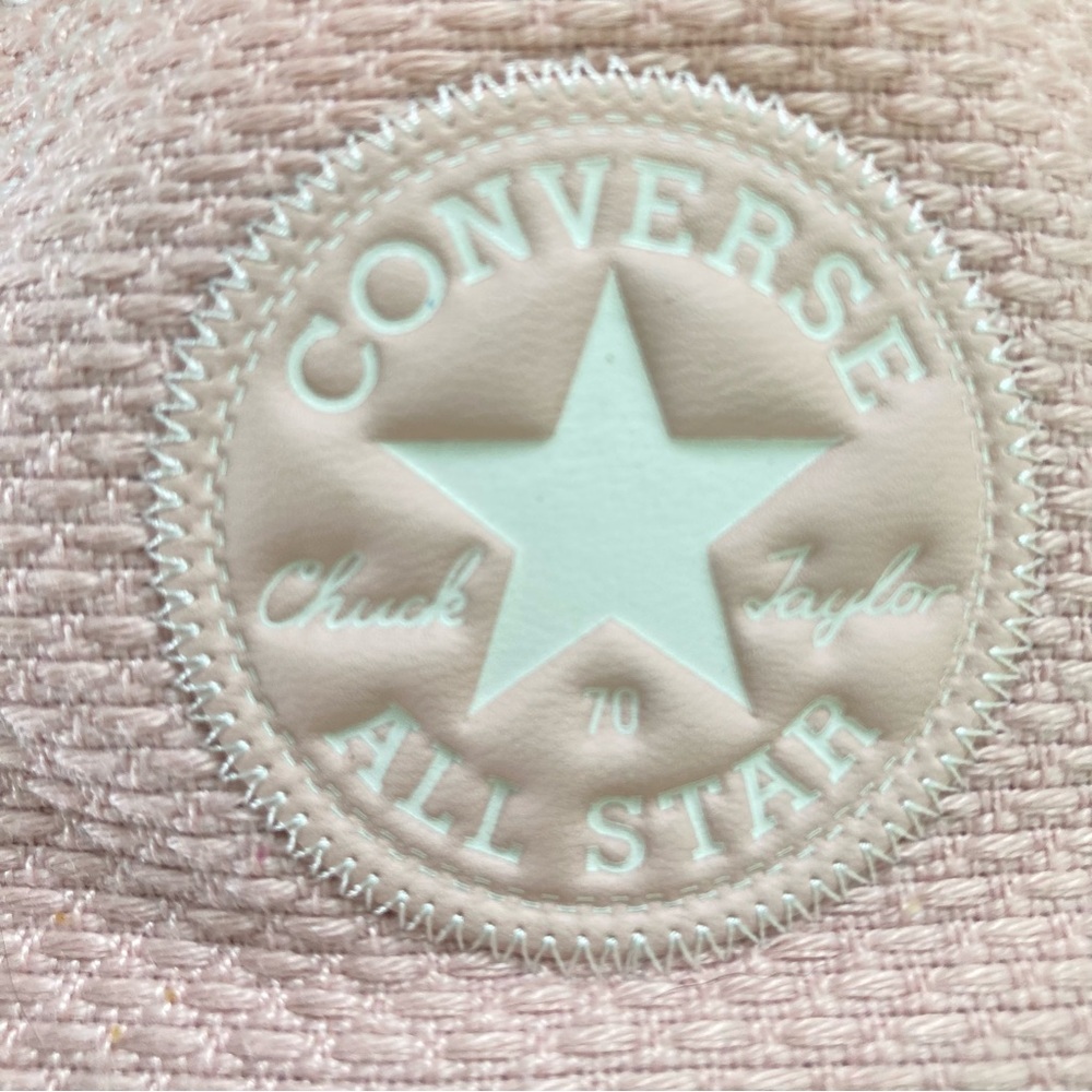 Converse Chuck 70 High Top All Star Sneakers Logo‎ Lace Up Pink (Size 8) - Picture 12 of 15